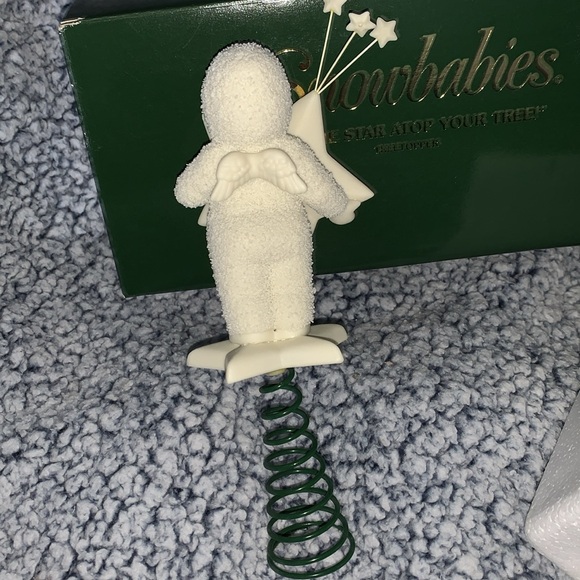 Snowbabies “I’m the Star Atop Your Tree” Bisque Tree-topper in Box - Picture 6 of 8